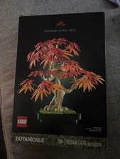 LEGO Botanicals Japanese Red MapleBonsai Tree 10348 Complete Set Unopened