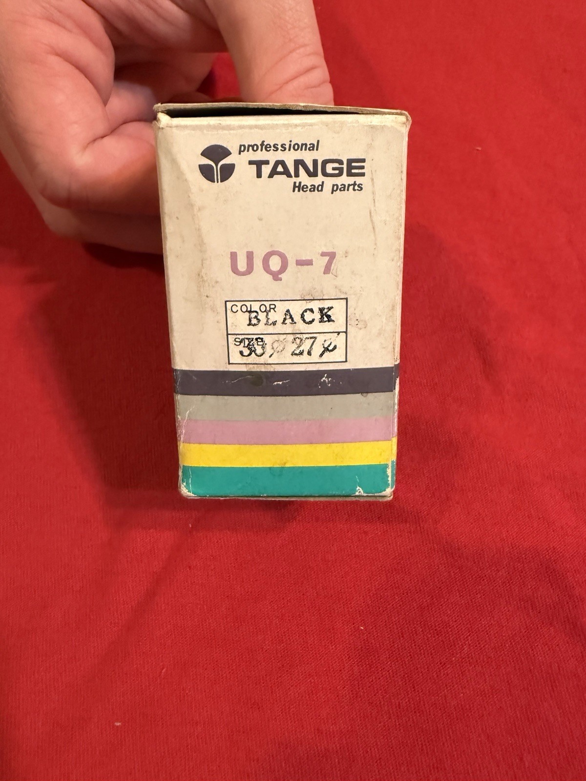 NOS TANGE UNIQUE-X BLACK  1” HEADSET OLD SCHOOL BMX GT HUTCH