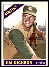 1966 Topps Jim Dickson Kansas City Athletics #201 NM