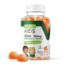 Viteey Zinc For Kids Gummies 10Mg Vitamin C Echinacea - Immune Support Powerful