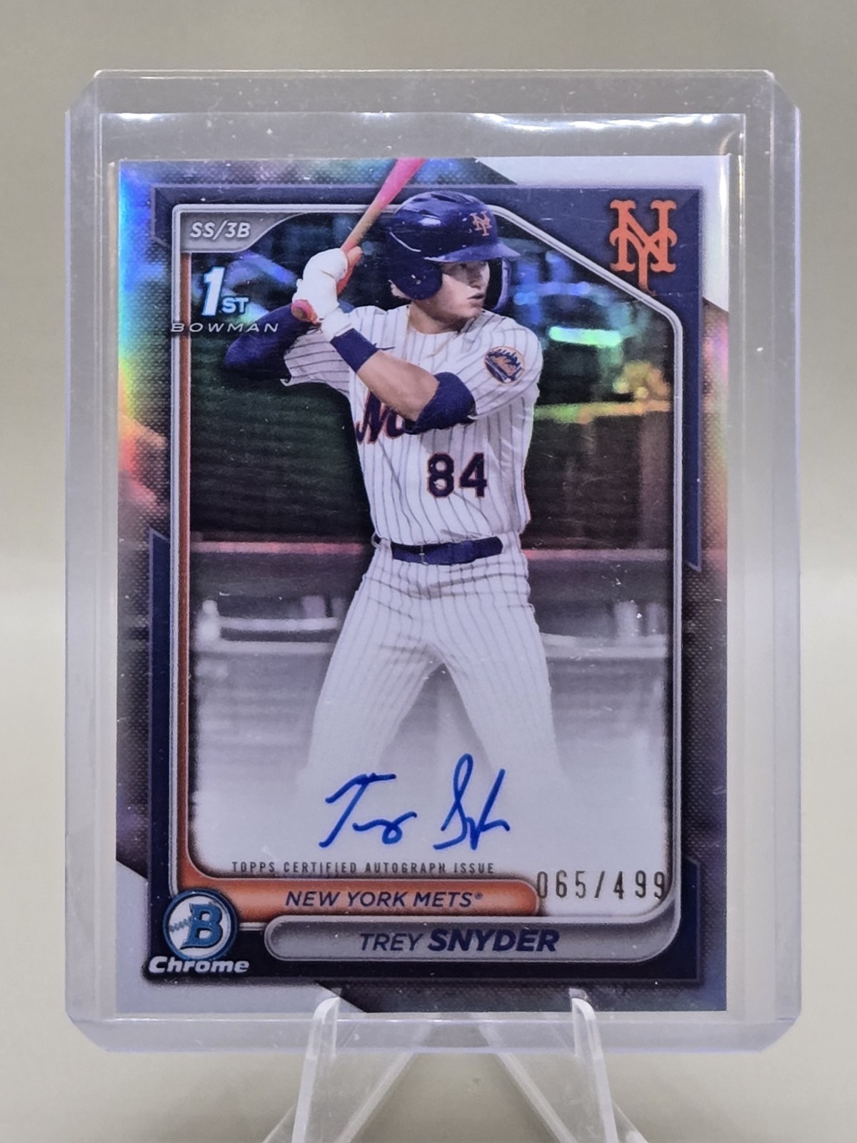 2024 Bowman Draft - Chrome Prospect Auto Trey Snyder #CPA-TSN Refractor /499