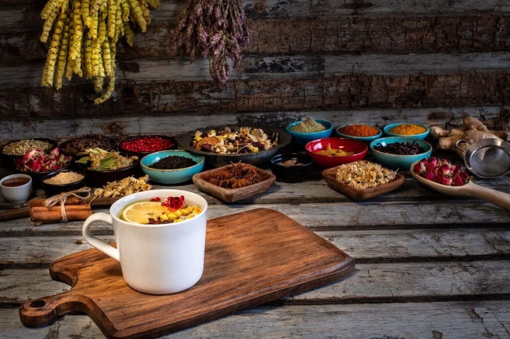 SAI HERBS Rohituka Herbal Tea Powder - Rohitak Herbal Tea Powder