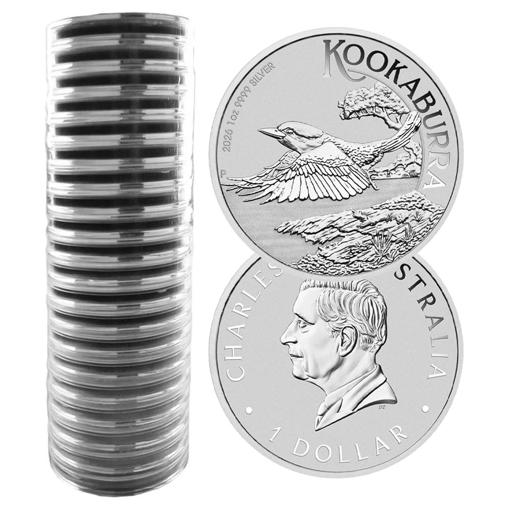 Australian Kookaburra The Perth Mint Silver Bullion Coins 1 oz