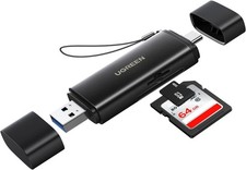 UGREEN 2-in-1 USB-C/USB-A Card Reader for SD/SDHC/SDXC  microSD/microSDXC