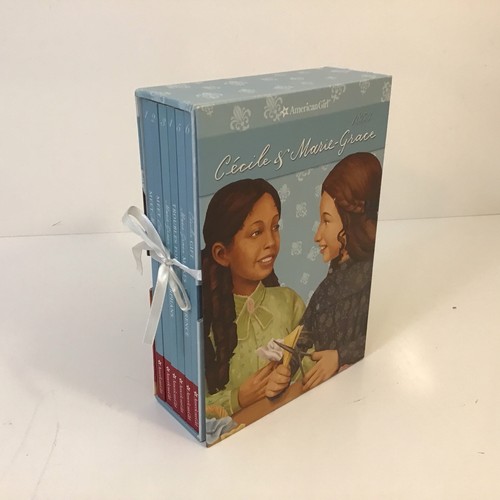 American Girl Cecile & Marie-Grace 1853 6 Book Box Set w/Game (Pre-Owned) - Imagen 5 de 13