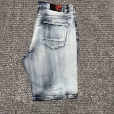 Vintage Ecko Unltd Denim Shorts Jorts Men Size 38 Blue Baggy Y2K Hip Hop Skater