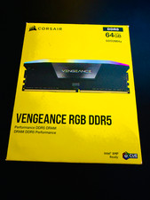 CORSAIR VENGEANCE RGB 64GB RAM 2 x 32GB DDR5-6000 Memory