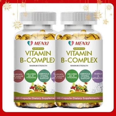 Vitamin B Complex Supplement - Super B Vitamin, Energy, Metabolism, Boost Immune