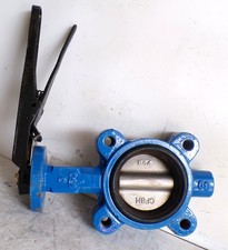 FNW FNW732E BUTTERFLY VALVE LUG STYLE DUCTILE IRON DN80 3” CF8M EPDM New Surplus