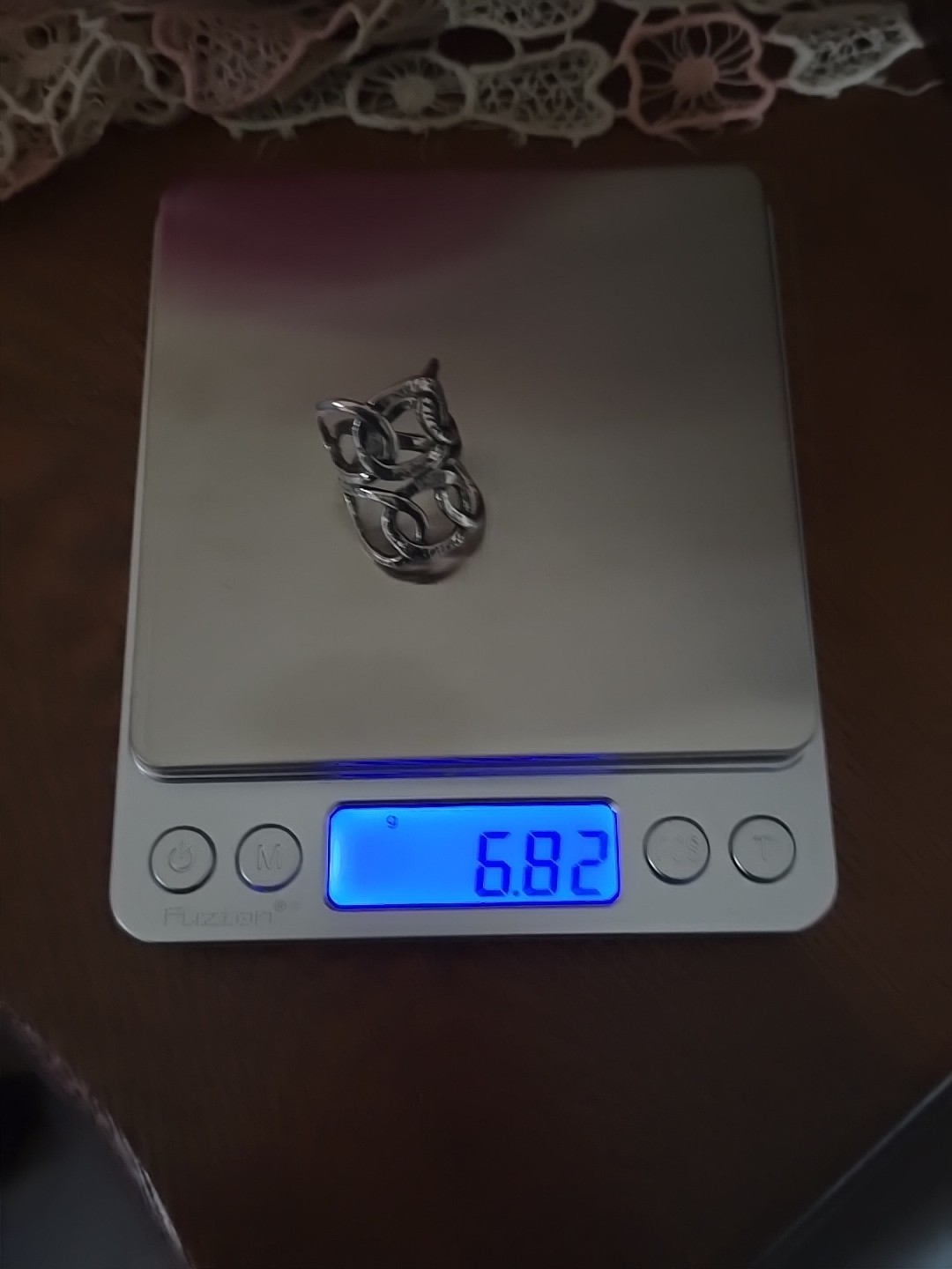 Sterling Ring Interlocking Circles Marked 925 Isr… - image 6