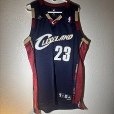 NBA Adidas Cleveland Cavaliers LeBron James #23 Basketball Jersey Men's XL Navy