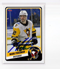 MARK FRIEDMAN autographed SIGNED '22/23 WILKES-BARRE SCRANTON PENGUINS team card