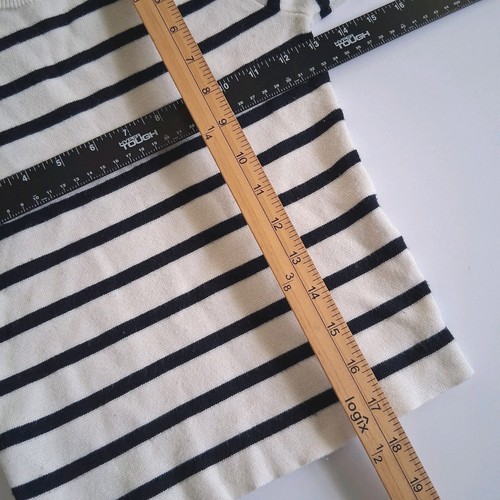 Abercrombie & Fitch Kids Big Girls Sweater XS White Black Stripes Viscose - Picture 6 of 8