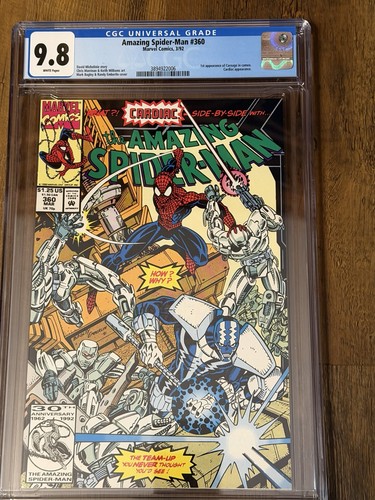 Amazing Spider-Man #360 CGC 9.8 1st Appearance Carnage (1992)