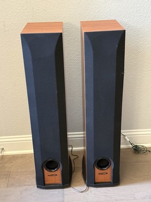 Polk Audio R50 Standing Tower Floor Speaker Pair-Cherry Finish-Vintage-Tested