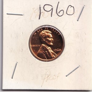 1960 Proof Lincoln Memorial Penny 1c Coin Beautiful Condition #2000