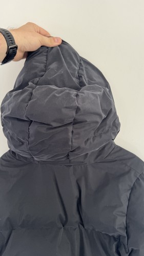 Sweaty Betty Cocoon Down Wrap Short Jacke Size Large Black Duck Down - Picture 11 of 11