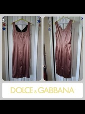 Dolce and Gabbana Dusty Rose Gold dress. Size 44 Italian