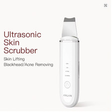 ANLAN Ultraschall Skin Scrubber Porenreiniger EMS Ionen Gesichtsreiniger Peeling