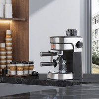 Barista Style Espresso Machine,5 Bar Pressure Pump,800W Coffee Maker 240ML Black