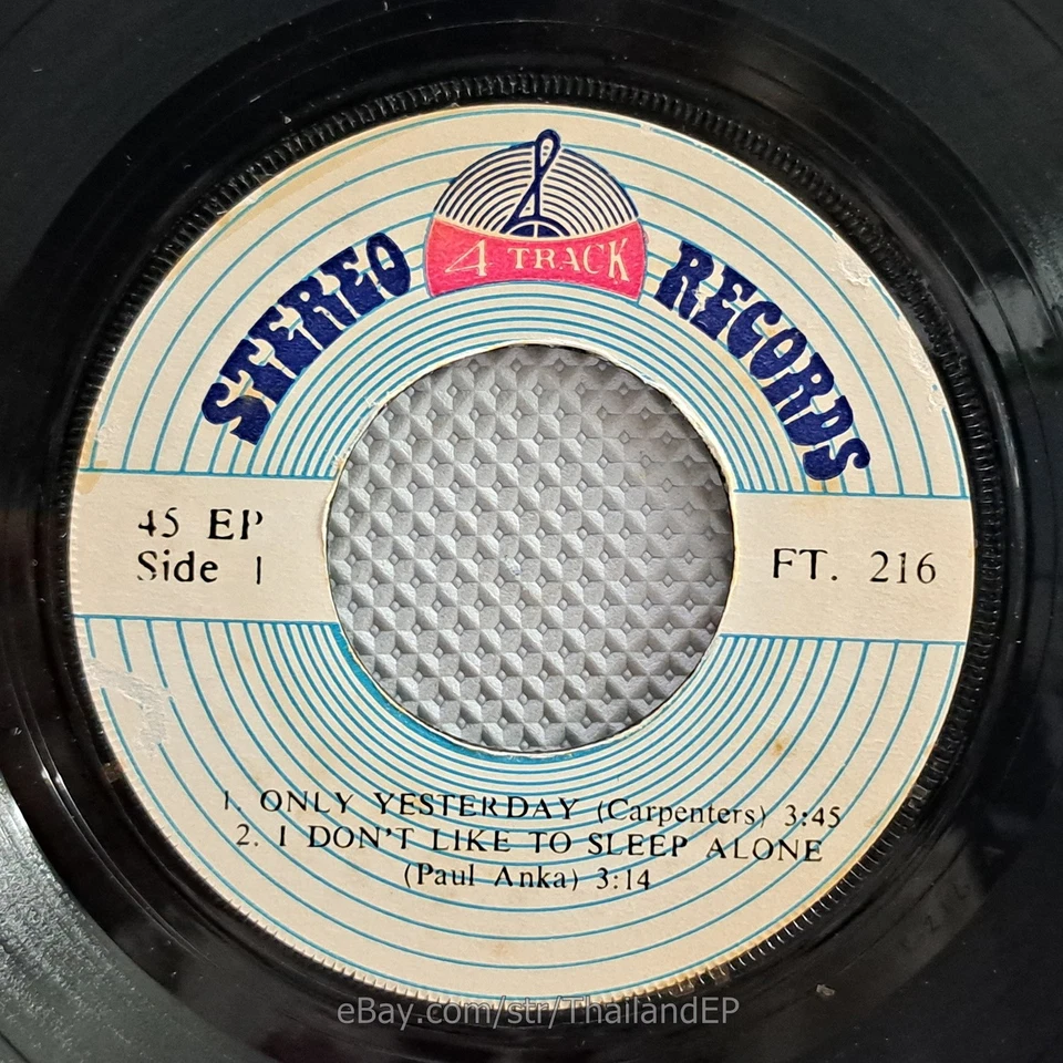 CARPENTERS /PAUL ANKA /LOBO /RALPH MCTELL THAILAND EP 45 THAI - Image 4 of 4