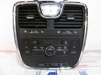   2011 T&C G. Caravan AC Heater Panel Switch Temperature Climate Control DASH