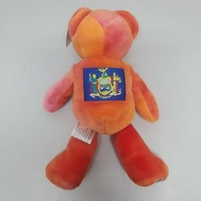 Rare New York 1788 11 Embroidered Quarter Bear 1999 Timeless W/Tag Orange