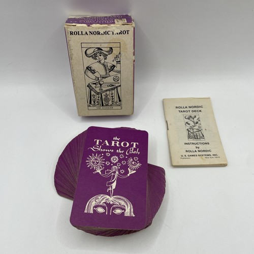 Tarocchi Rolla Nordic Tarot Deck 1981 Switzerland Agmuller & Cie