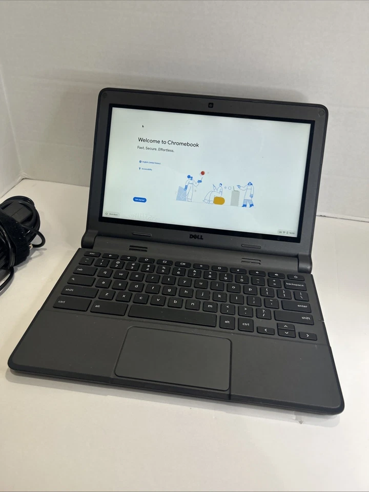 Dell Chromebook 11 3120 11.6" TOUCH Intel Celeron 4GB 32GB SSD - TESTED WORKING - Image 4 of 4