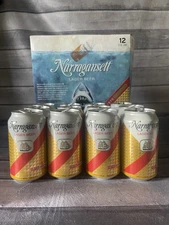 🔥 12 Pack JAWS Movie Collectible QUINT Gansett Lager Beer 1975 Retro EMPTY Cans