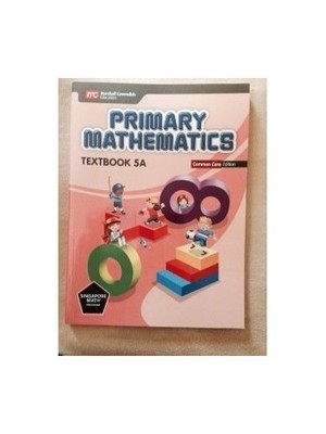 Singapore Math Primary Mathematics Common Core Edition Textbook 5A - ACCEPTABLE