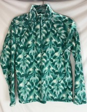 Eddie Bauer Women's Small Long Sleeve Polar Fleece Quarter Zip Pullover Teal
