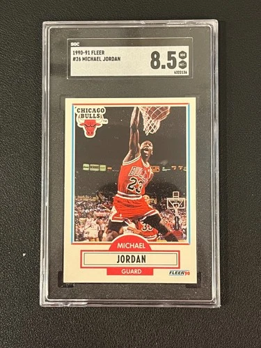 1990 Fleer Jordan SGC 8.5