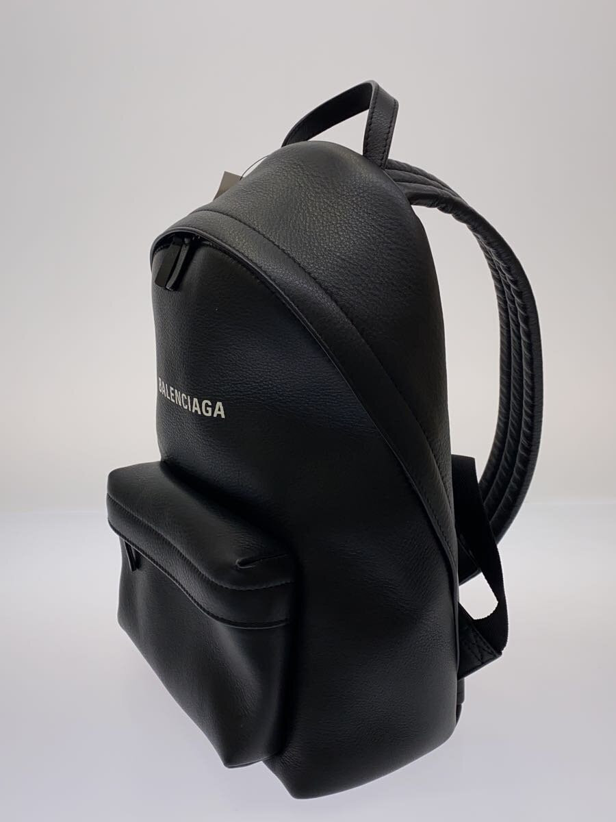 BALENCIAGA Backpack Leather BLK Plain 552379・1000・W BALENCIAGA Backpack Leather BLK Plain 552379・1000・W