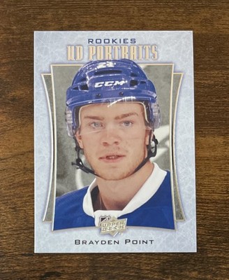 2016-17 Upper Deck Series 2 Portraits Rookie #P-79 Brayden Point Lighting RC