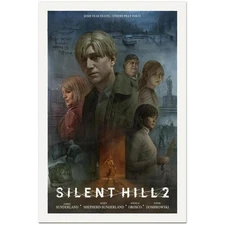 Silent Hill 2 Remake Character Art Poster