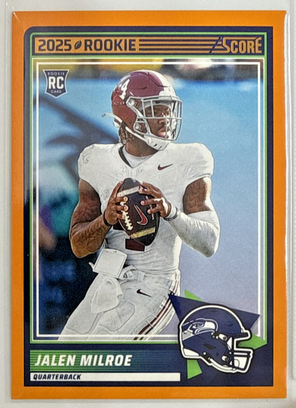 2025 Score - Jalen Milroe #29 (RC) Orange