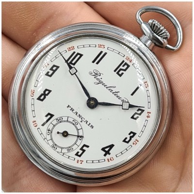 Montre Gousset Française De Type Régulateur - Occasion - Unisexe Adulte