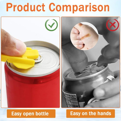 Easy Can Opener, 18 Pieces Color Manual Can Opener, Soda Can Opener, Beer Can Op - Picture 3 of 12
