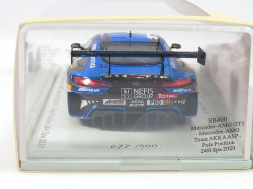 1:43 Spark SB400 Mercdes AMG GT3 AKKA ASP Pole Position 24h Spa 2010 X7 - Foto 5 di 6