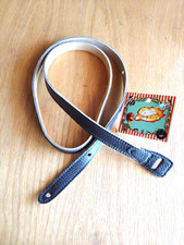 Henry Heller HMANL-BRN Capri Leather w/suede backing Mandolin Strap / Brown