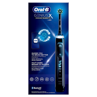 Oral-B Genius X Elektrische Zahnbürste Midnight Black m. künstlicher Intelligenz