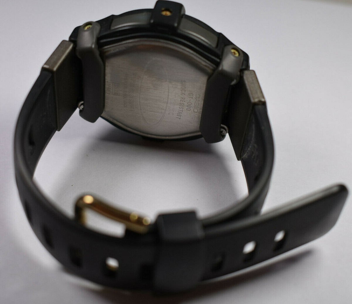 Circa 1996 CASIO G-Shock G-Cool GT-000-1V Gold Buckle Men's