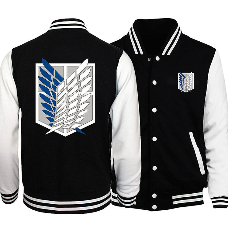 Anime Attack On Titan Survey Legion Sweatshirt Baseball Uniform Jacket Coat