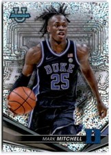 2022-23 Bowman University Best Speckle #46 Mark Mitchell  Duke Basketball 
