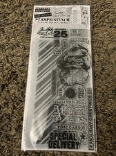 Tim Holtz Christmas Stamps, Santa Delivery THMM154 2022 