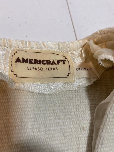 Vintage AMERICRAFT Chimayo Vest 18x23 C5 - Picture 6 of 10