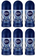 6x Nivea Cool Kick Anti-perspirant Deodorant Roll On for Men 6x 50ml