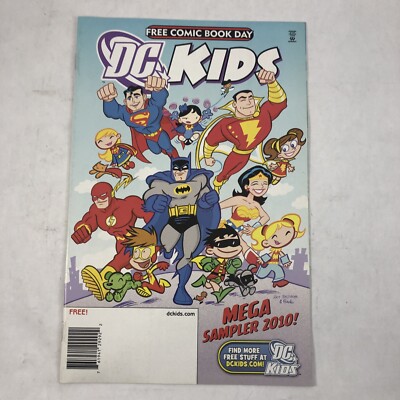 DC Kids Mega Sampler 2010 Free Comic Book Day Mini Comic JLA Tiny Titans