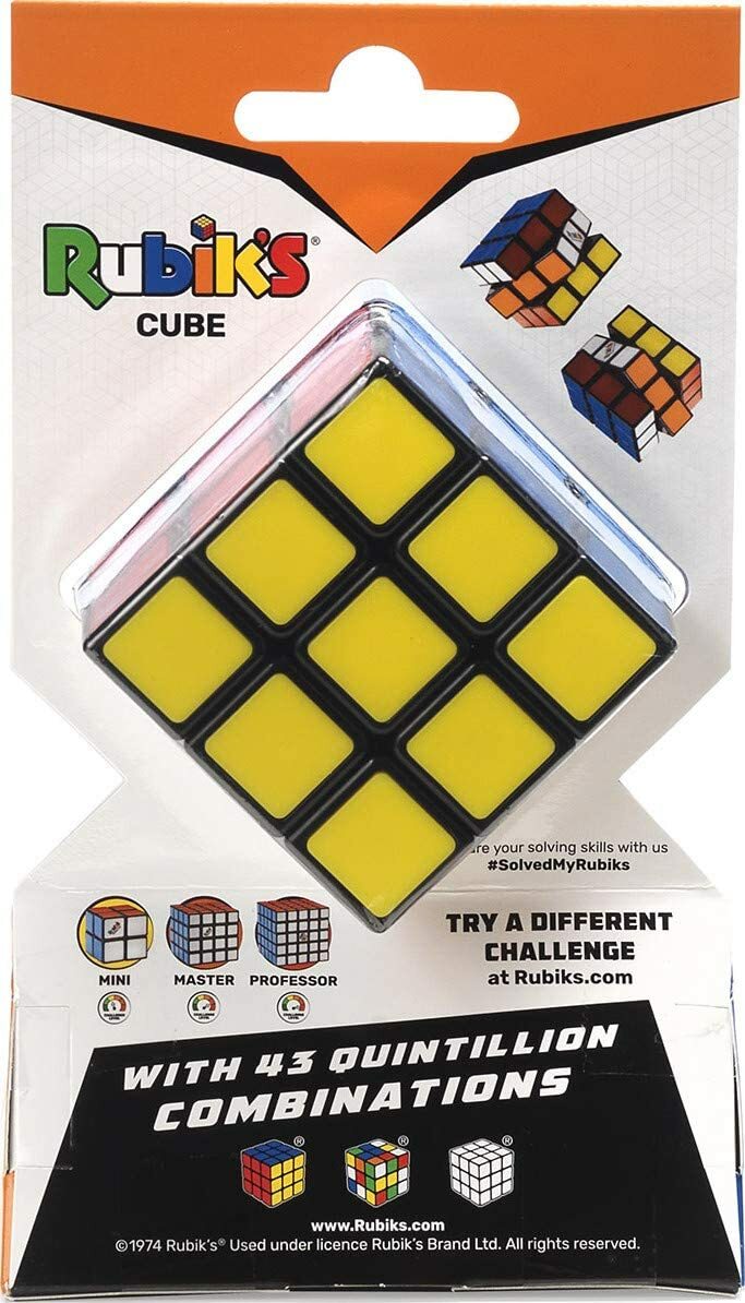 Rubik's- L'Originale Cubo di Rubik Classico 3x3, Spin Master